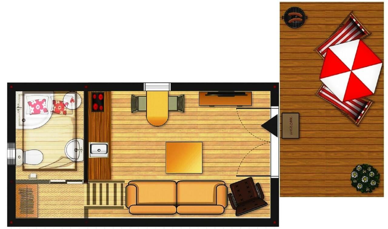 Tiny House Olivia Leilighet Liptovský Hrádok Eksteriør bilde